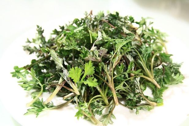 Parsley from worms